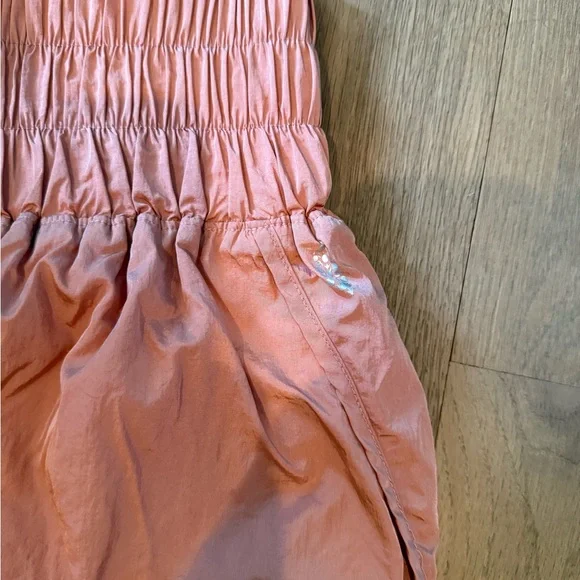 Free People Movement Women's Peach Shorts, medium - Picture 2 of 4